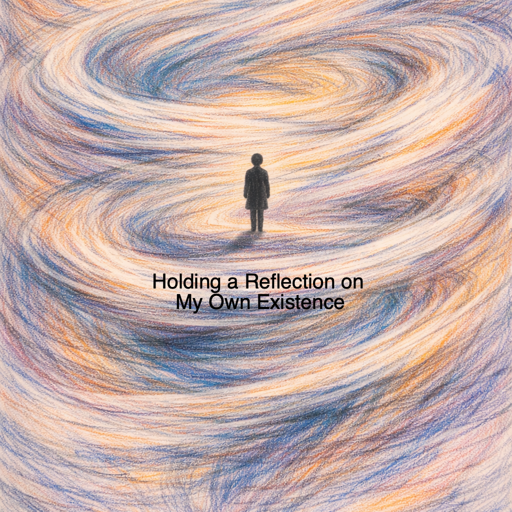 Holding a Reflection on My Own Existence