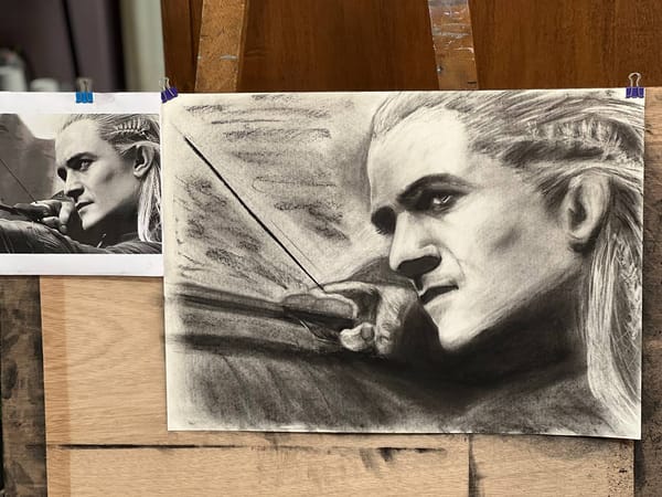 올랜도 블룸_목탄&콩테